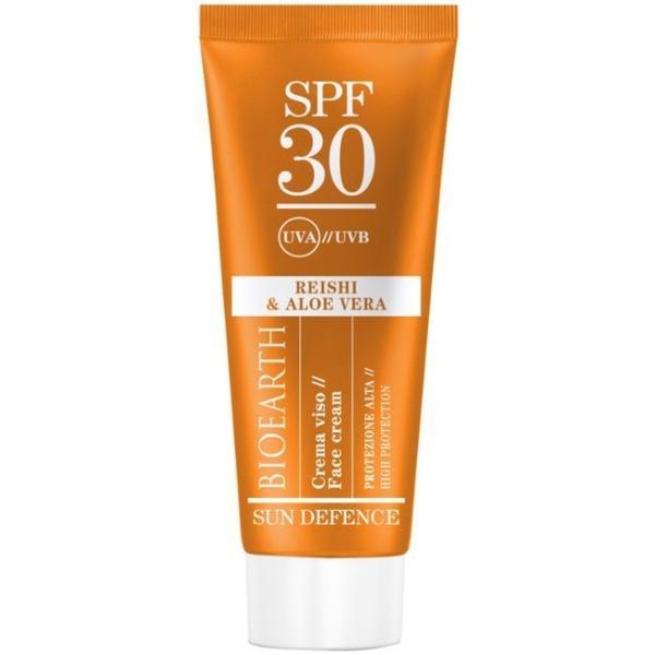 Crema solara ten spf30 cu ganoderma si aloe sun defence bioearth 50ml
