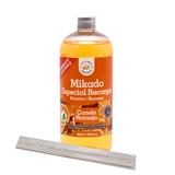 Rezerva Parfum de Camera cu Betisoare Rattan Scortisoara si Portocala Mikado, 500 ml