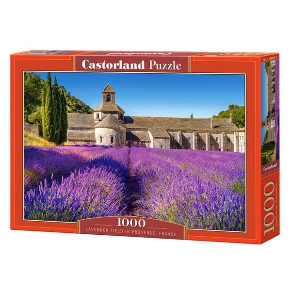 Puzzle 1000. lavender field in provence, france