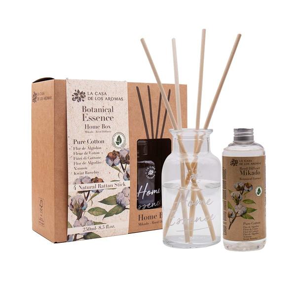 Set Parfum de Camera XL Botanical Essence Home Box Bumbac Mikado, 250 ml esteto.ro imagine pret reduceri