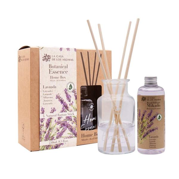 Set Parfum de Camera XL Botanical Essence Home Box Lavanda Mikado, 250 ml esteto.ro imagine pret reduceri