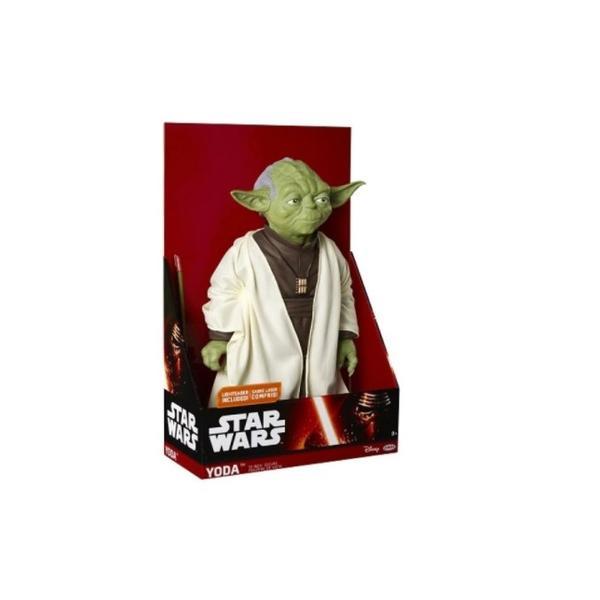 Figurina yoda cu pelerina si sabie jedi, star wars, 45 cm