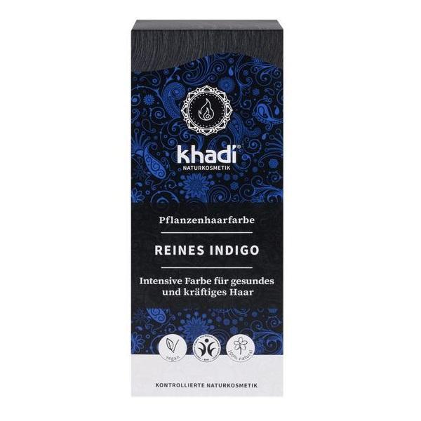 Vopsea de par naturala Negru Indigo Khadi 100g