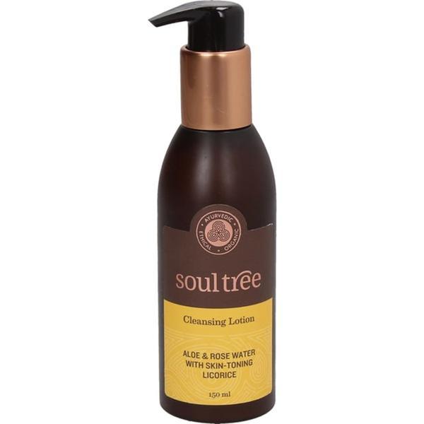 Lapte demachiant cu aloe si apa de trandafir, Soultree, 150ml