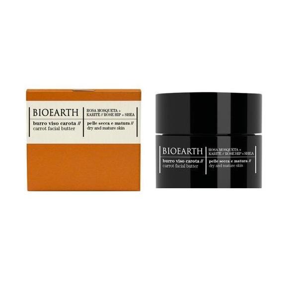 Unt pentru ten cu morcov, bioearth, 50ml