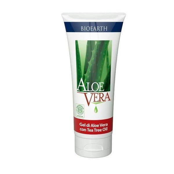 Gel de aloe vera cu arbore de ceai bioearth 100ml