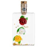 Lampa decor cu led, model sticla cu felicitare, mesaj Flori, Martisor, 8 Martie, Ziua femeilor
