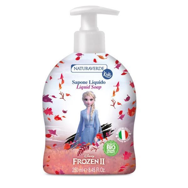 Sapun pentru copii lichid natura verde, frozen mosc alb, 250ml