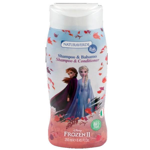 Sampon si balsam copii natura verde, frozen ii, mosc alb, 250 ml