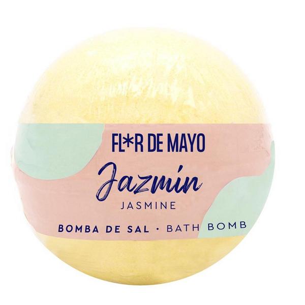 Bomba Efervescenta de Baie cu Aroma de Iasomie – Flor de Mayo Jasmine Bath Bomb, 250 g esteto.ro