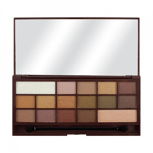 Paleta de farduri Makeup Revolution I Heart Makeup Palette Chocolate Golden Bar 22 g esteto.ro imagine 2022