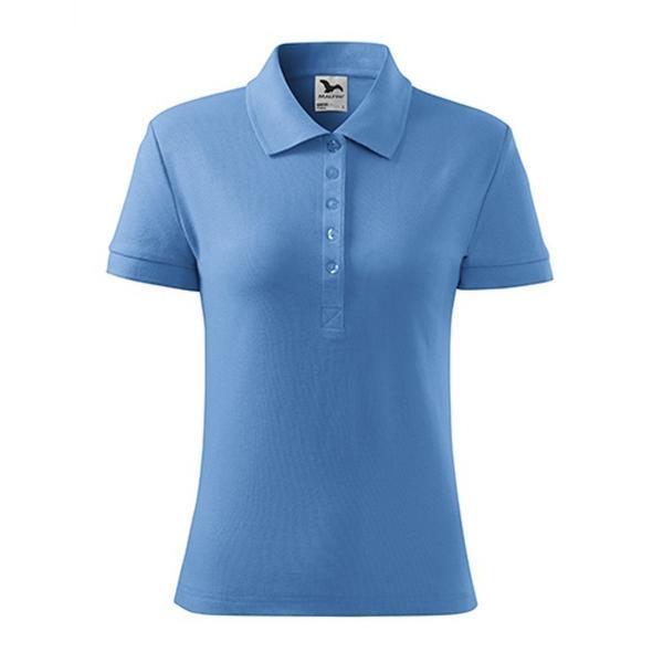 Tricou polo albastru deschis de dama, mar.s 