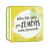 Sapun Lemon Soap in a Tin, When life give you lemmons 100 g