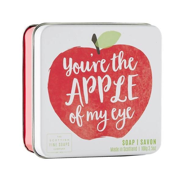 Sapun Apple Soap in a Tin, Youre the apple of my eye 100 g 100 imagine noua