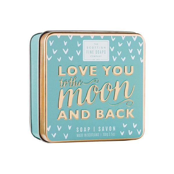 Sapun Love You To The Moon & Back, Soap in a Tin 100 g 100 imagine noua