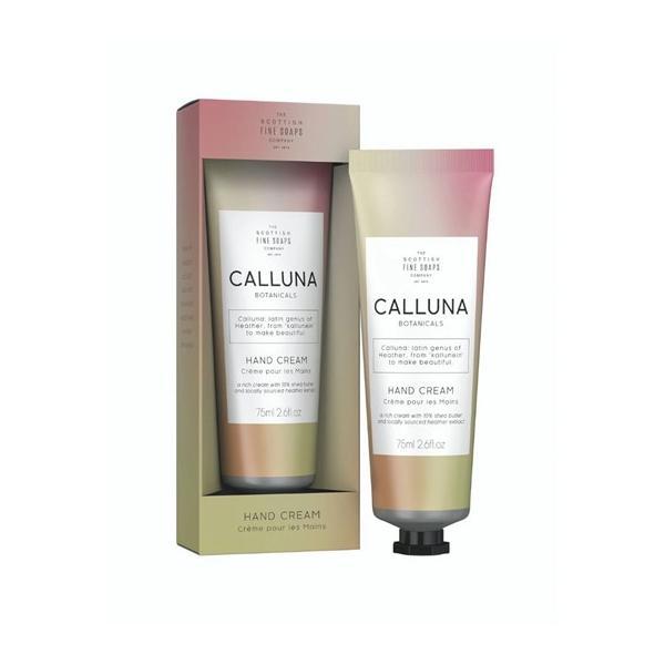 Crema de maini cu ingrediente naturale Calluna Botanicals Hand Cream Scottish Fine Soaps, 75 ml Botanicals poza noua reduceri 2022