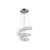 Candelabru Modern Loft, Dormitor, Sufragerie Iluminat K9 Crystals, 81W LED-uri, Spirala TotulPerfect