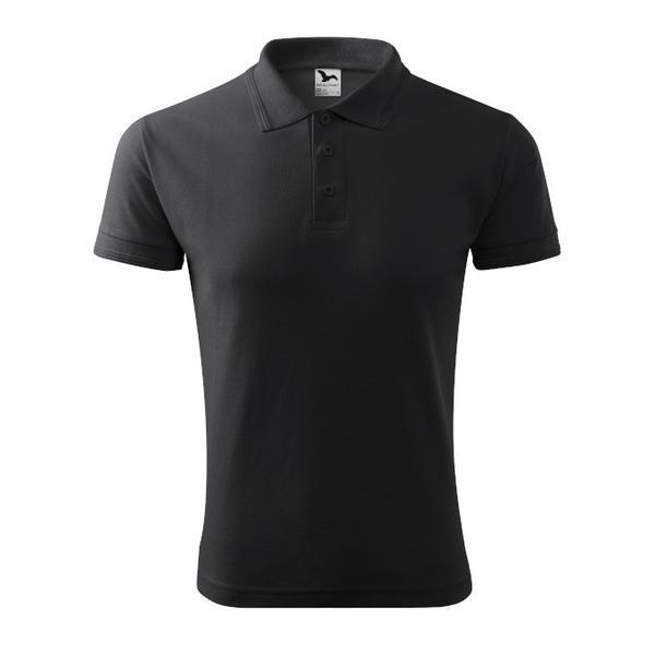 Tricou ebony gray adler, barbati, pique, mar.4xl