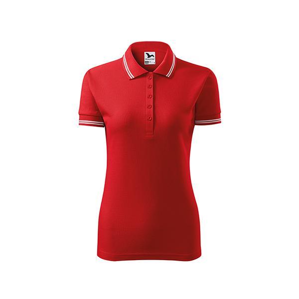 Tricou polo rosu Adler, dama, mar.S