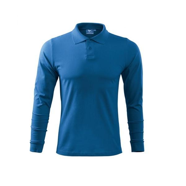 Bluza albastru azuriu malfini, barbati, 100% bumbac, single j., mar.2xl