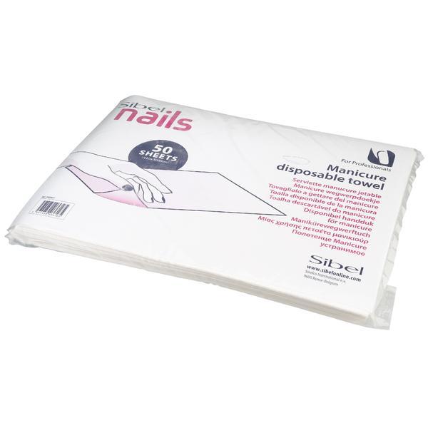 Servetele absorbante pentru manichiura/coafor/barber/machiaj Sinelco, 50 buc. absorbante
