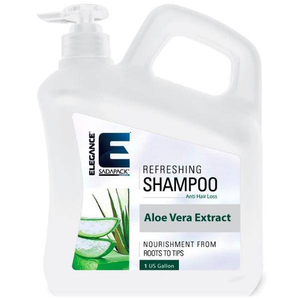 Sampon Revigorant Impotriva Caderii Parului cu Extract de Aloe Vera – Elegance Refreshing Shampoo Anti Hair Loss Aloe Vera Extract, 3785 ml Elegance