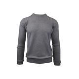 Pulover, Univers Fashion, tricotat fin cu terminatii striate, cu decolteu la baza gatului, gri, 2XL