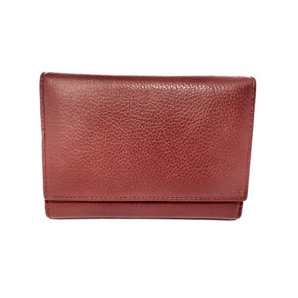 Portofel dama, din piele naturala, magrot, hassion z001 red
