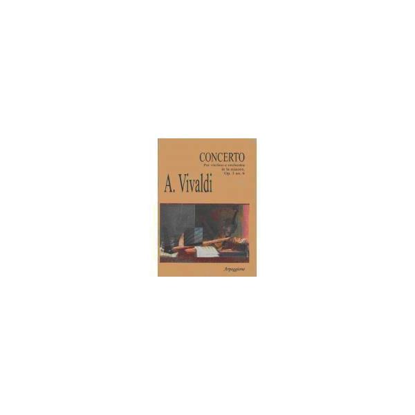 Concerto per violino e orchestra in la minore op.3 no.6 - a. vivaldi, editura arpeggione