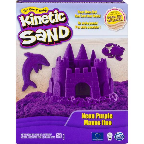 Kinetic sand deluxe culori mov neon