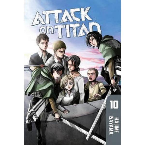 Attack on titan vol.10, editura kodansha