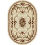 Covor Clasic, Lotos 574, Crem / Bej, Oval, 120x170 cm, 1800 gr/mp