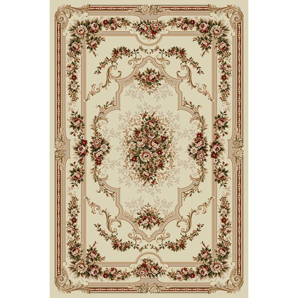 Covor clasic, lotos 574, crem / bej, 60x110 cm, 1800 gr/mp