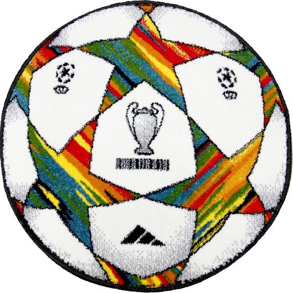 Covor Kolibri, Rotund, Minge Fotbal UEFA , 67x67 cm, 2300 gr/mp