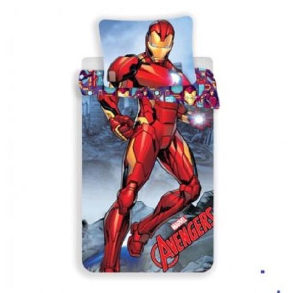 Lenjerie de pat iron man 140x200cm, jerry fabrics