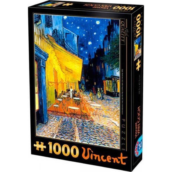 Puzzle 1000 vincent van gogh. cafe terace at night