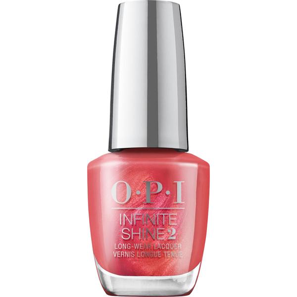 Lac de Unghii – OPI Infinite Shine Lacquer Celebration Paint the Tinseltown Red, 15ml