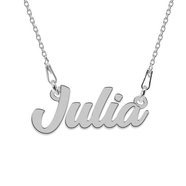 Colier argint 925, nume julia 45 cm