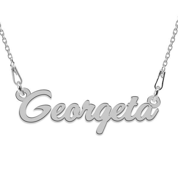 Colier argint 925, nume georgeta 45 cm