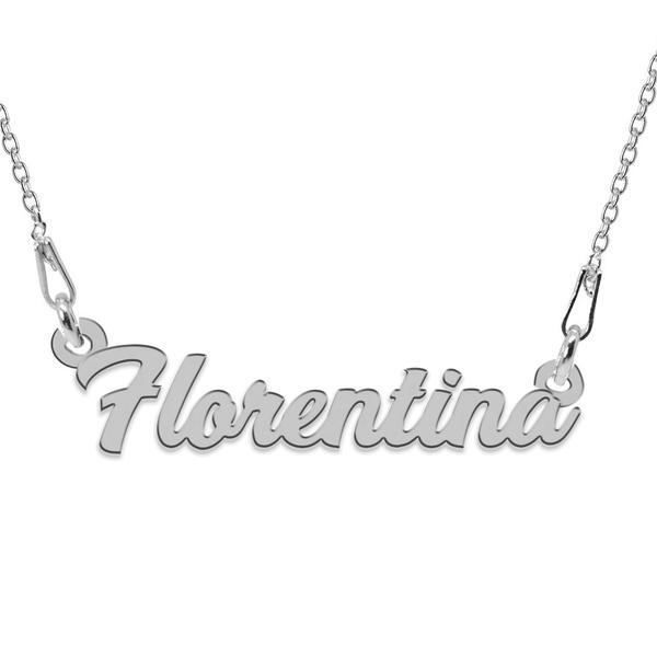 Colier argint 925, nume florentina 45 cm