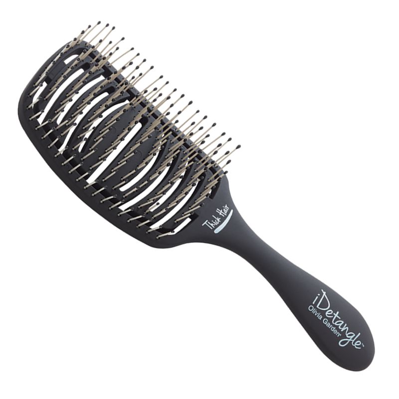 Perie Descurcare Par Gros – Olivia Garden iDetangle Brush for Thick Hair Brush imagine noua