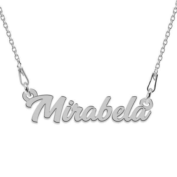Colier argint 925, nume mirabela, 45 cm