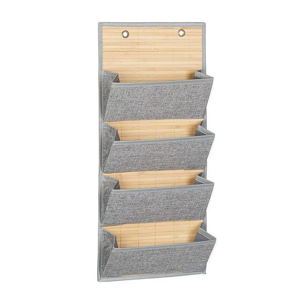 Organizator de perete pentru birou/hol, bambus, 75 x 34 cm - caerus capital