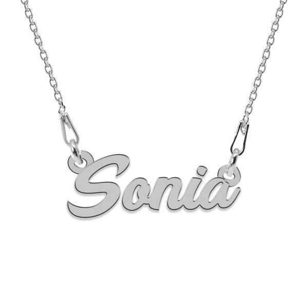 Colier argint 925, nume sonia 45 cm