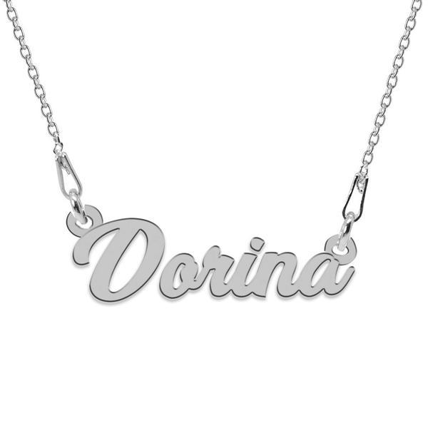 Colier argint 925, nume dorina 45 cm