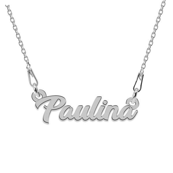 Colier argint 925, nume paulina 45 cm