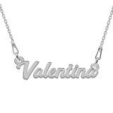 Colier Argint 925, Nume Valentina 45 cm