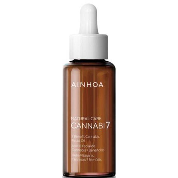 Ulei Facial cu Extract de Canabis – Ainhoa Natural Care Cannabi7 7 Benefit Cannabis Facial Oil, 50 ml Ainhoa