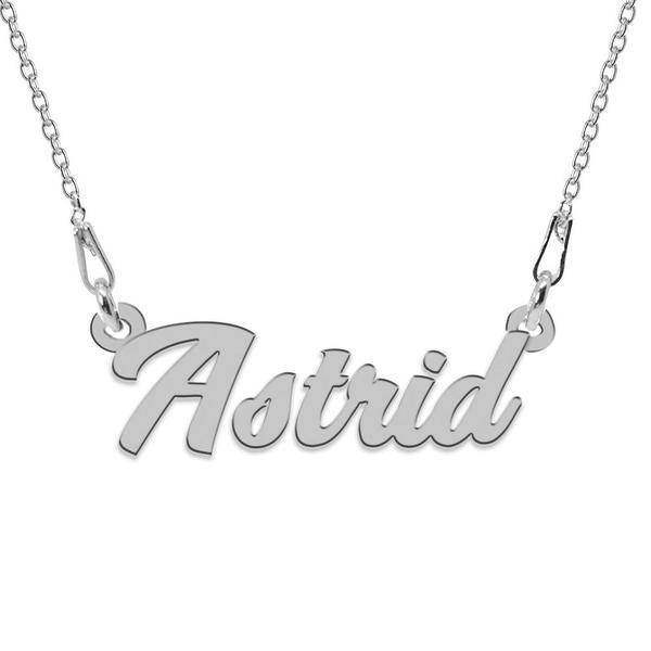 Colier argint 925, nume astrid 45 cm