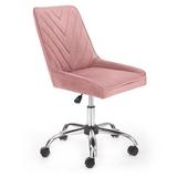 Scaun birou copii HM Rico roz, 55x57x89 cm